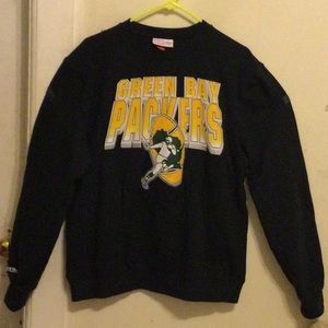 Green bay packer black crewneck